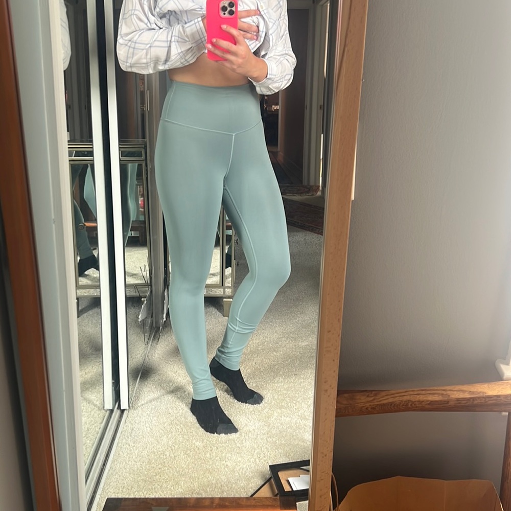 Sage green lulu lemon leggings